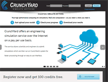 Tablet Screenshot of crunchyard.com
